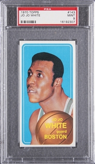 1970-71 Topps #143 Jo Jo White Rookie Card - PSA MINT 9